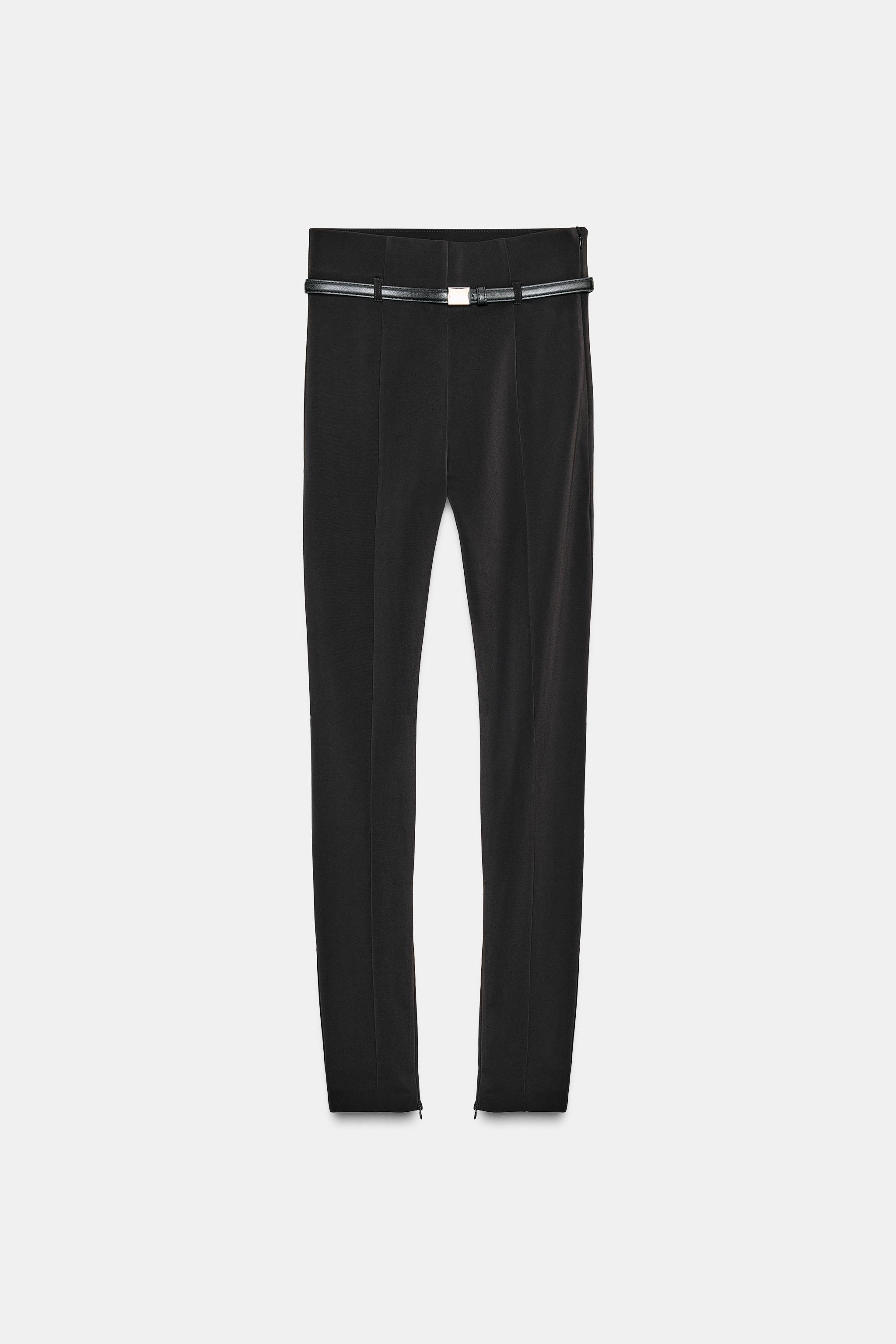 BELTED LEGGING PANTS
